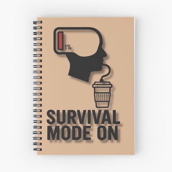 Item preview, Survival Mode On – Funny Parenting Coffee Design designed and sold by MadeInNapTime.