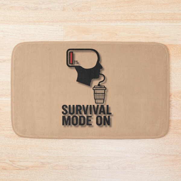 Item preview, Survival Mode On – Funny Parenting Coffee Design designed and sold by MadeInNapTime.