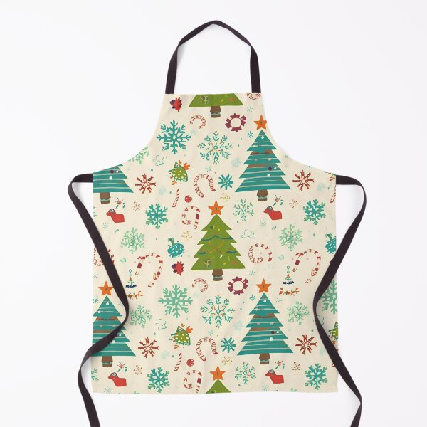Item preview, Festive Christmas Pattern With Christmas Trees Snowflakes Candy Canes And Stars For Holiday Design designed and sold by KanDa-Shop.