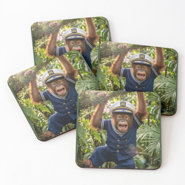 Item preview, Orangutan Naval Captain designed and sold by Tridentulus.