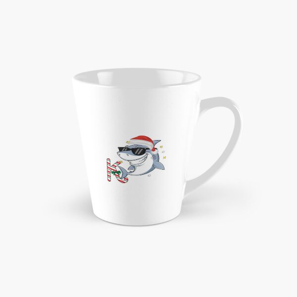 Item preview, Christmas Shark With Candy – Funny Festive Ocean Art” designed and sold by Fouziaart08.