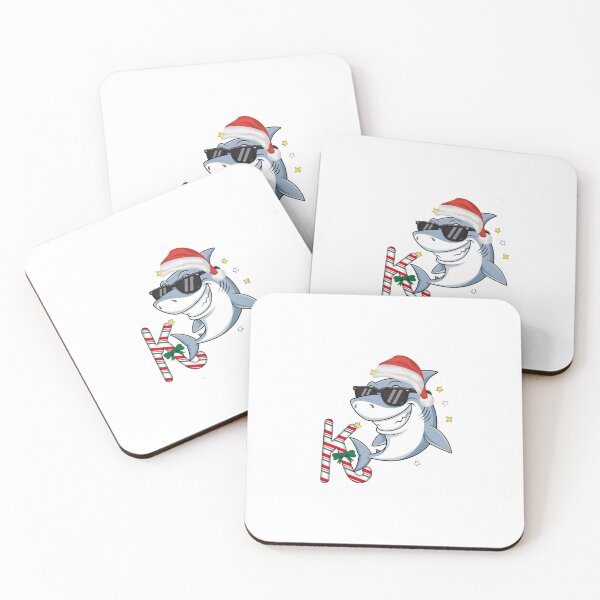 Item preview, Christmas Shark With Candy – Funny Festive Ocean Art” designed and sold by Fouziaart08.