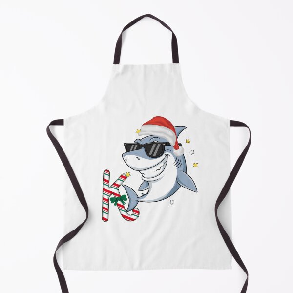 Item preview, Christmas Shark With Candy – Funny Festive Ocean Art” designed and sold by Fouziaart08.
