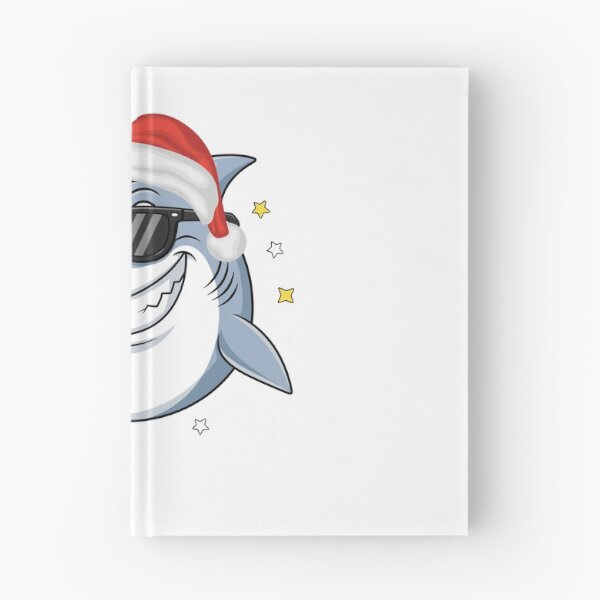 Item preview, Christmas Shark With Candy – Funny Festive Ocean Art” designed and sold by Fouziaart08.