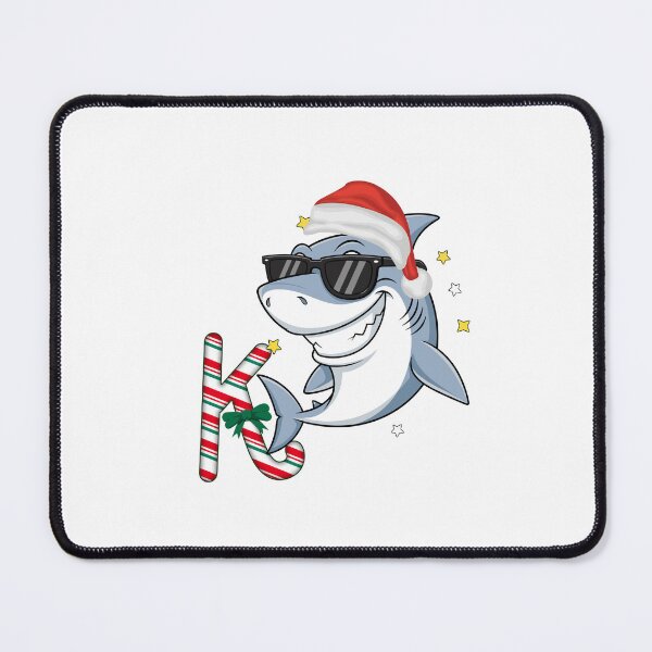 Item preview, Christmas Shark With Candy – Funny Festive Ocean Art” designed and sold by Fouziaart08.
