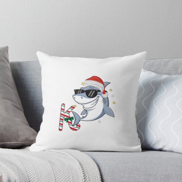 Item preview, Christmas Shark With Candy – Funny Festive Ocean Art” designed and sold by Fouziaart08.