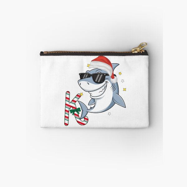 Item preview, Christmas Shark With Candy – Funny Festive Ocean Art” designed and sold by Fouziaart08.