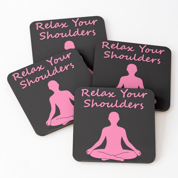 Item preview, Relax Your Shoulders Pink V2 designed and sold by ThomasMaitra5.