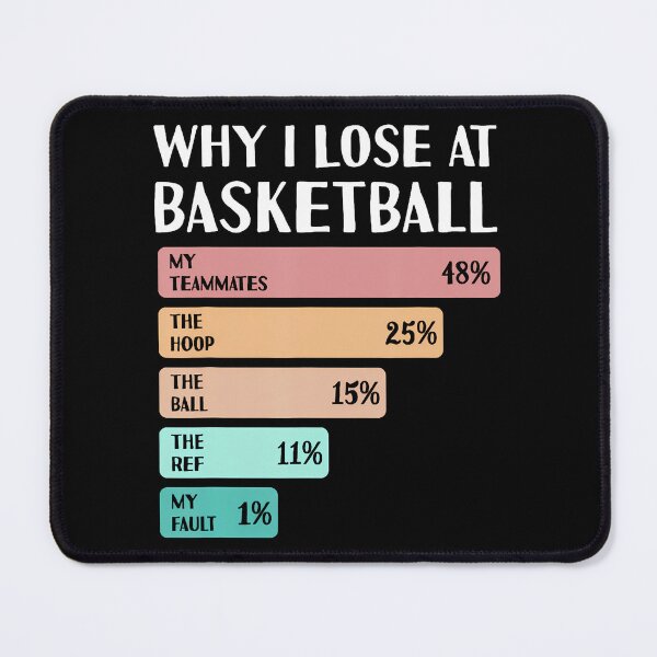 Item preview, Funny Why I Lose At Basketball designed and sold by CeliaApril.