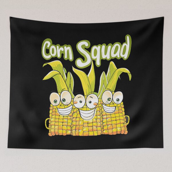 Item preview, Corn Squad Sweetcorn Vegetable Corn designed and sold by AdrianaDoria.