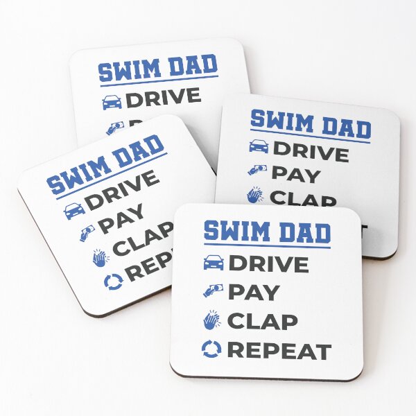 Item preview, Swim Dad Drive Pay Clap Repeat designed and sold by jaygo.