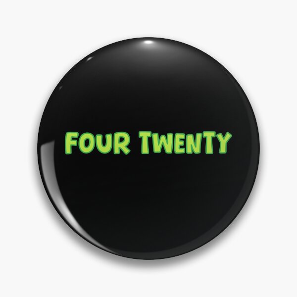 Item preview, Four Twenty, Green Outline designed and sold by Memes N Lore .