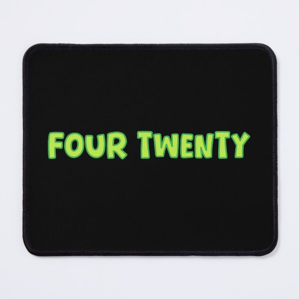 Item preview, Four Twenty, Green Outline designed and sold by Memes N Lore .