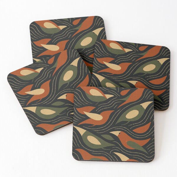 Item preview, Abstract Flowing Botanical Pattern designed and sold by farzan-design.