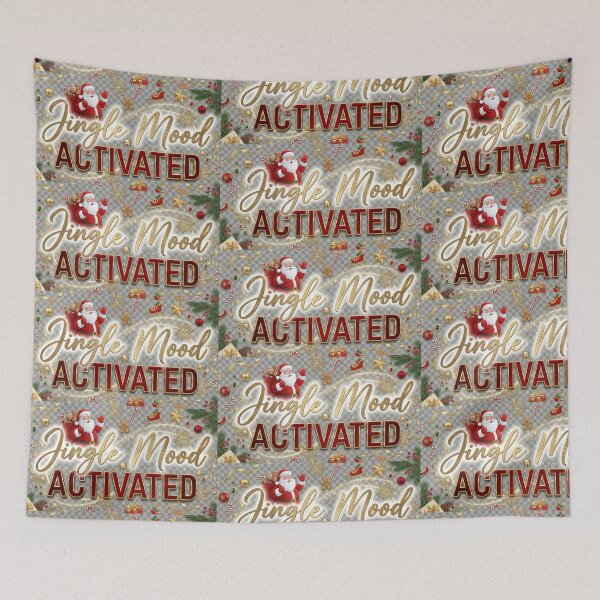 Item preview, Jingle Mood Activated Funny Christmas Shirt - Holiday Spirit Tee Gift for Women Men designed and sold by VibeCraftique.