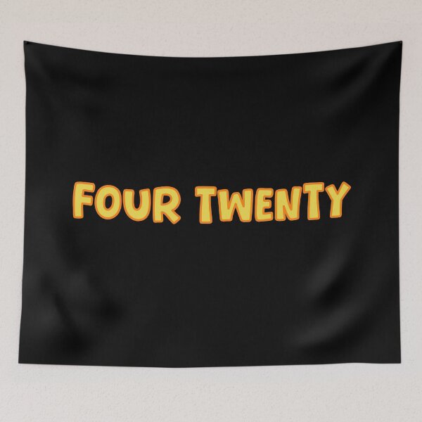 Item preview, Four Twenty, Orange Outline designed and sold by Memes N Lore .