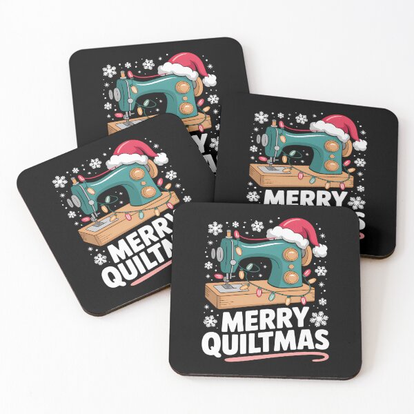 Item preview, Merry Quiltmas Sewing Machine designed and sold by malhanasbih.
