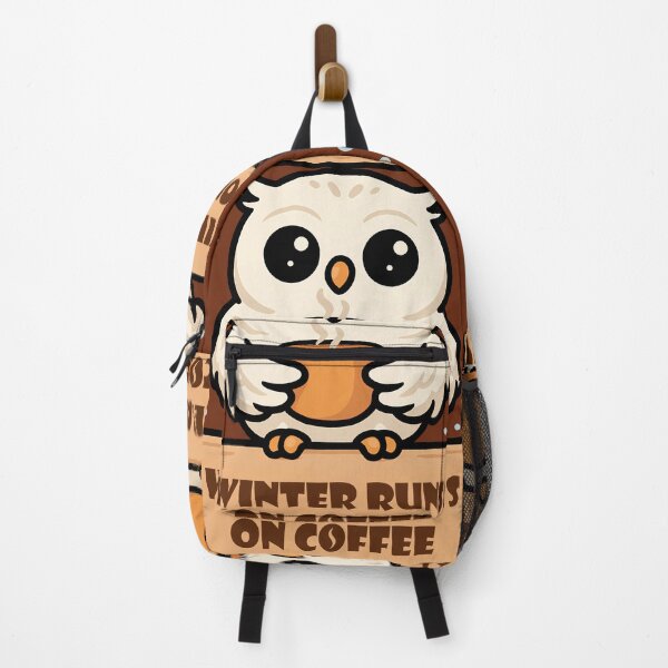 Item preview, Cute Kawaii Winter Owl – Funny Coffee Lover Design designed and sold by Parallel Fold.