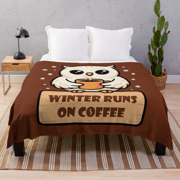 Item preview, Cute Kawaii Winter Owl – Funny Coffee Lover Design designed and sold by Parallel Fold.