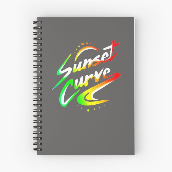 Item preview, SUNSET-CURVE-LOGO-FADED-RAINBOW-2 designed and sold by Jahyerwood.