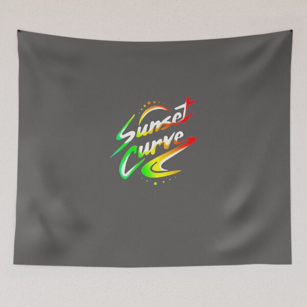 Item preview, SUNSET-CURVE-LOGO-FADED-RAINBOW-2 designed and sold by Jahyerwood.