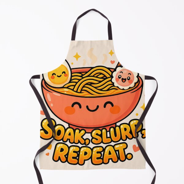 Item preview, Cute Kawaii Ramen Bowl – Soak Slurp Repeat Food Lover Design designed and sold by Parallel Fold.