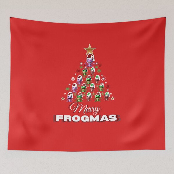 Item preview, Merry Frogmas Christmas Tree • Cute Frog Holiday Pun • Kawaii Christmas Animal Design designed and sold by HopeAndHustle.