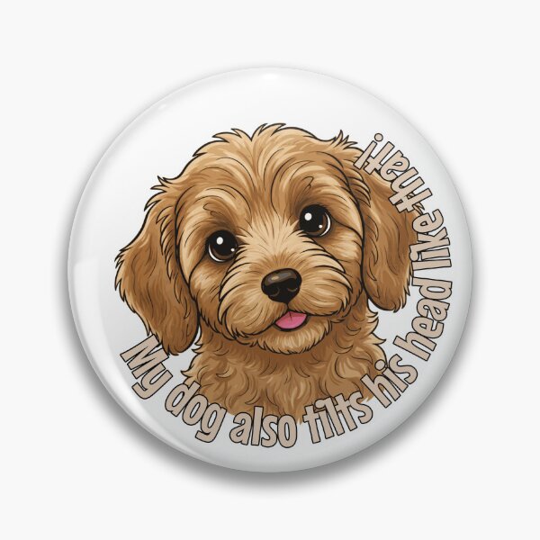 Artikelvorschau, Mein Hund neigt auch den Kopf | Süßes T-Shirt für Welpenliebhaber entworfen und verkauft von Mr Lee.