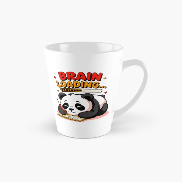 Item preview, Brain Loading Sleepy Lazy Panda – Cute Study Motivation Design designed and sold by Parallel Fold.
