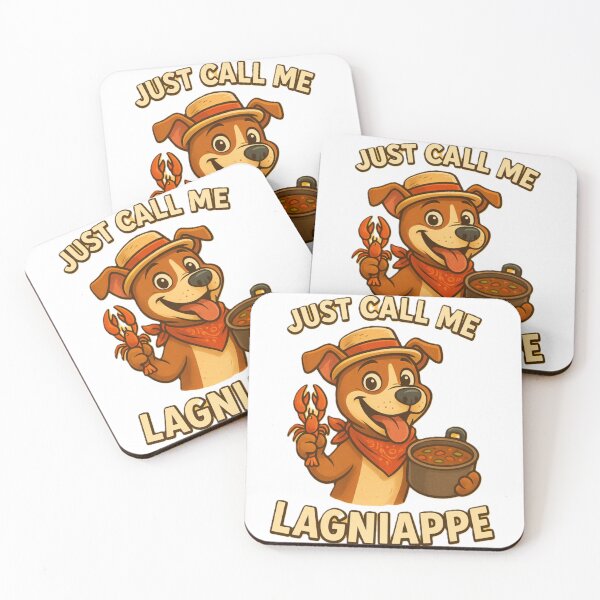 Item preview, Just Call Me Lagniappe – Cute Cajun dog Cartoon | Louisiana Humor Design designed and sold by harmandragon04.
