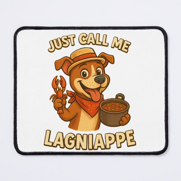 Item preview, Just Call Me Lagniappe – Cute Cajun dog Cartoon | Louisiana Humor Design designed and sold by harmandragon04.