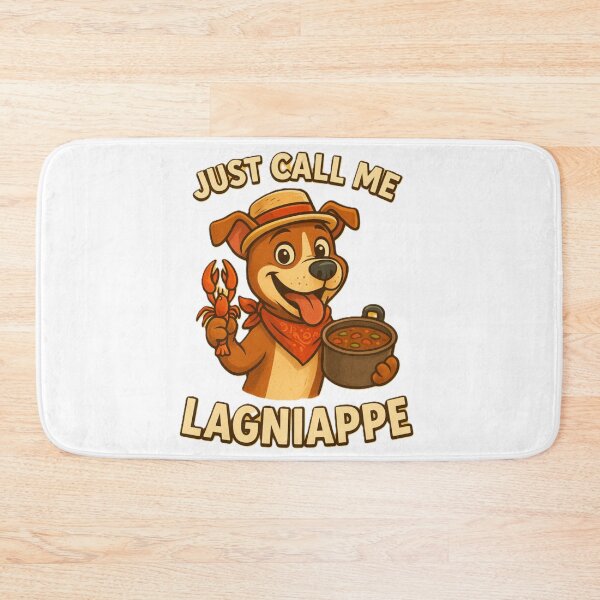 Item preview, Just Call Me Lagniappe – Cute Cajun dog Cartoon | Louisiana Humor Design designed and sold by harmandragon04.