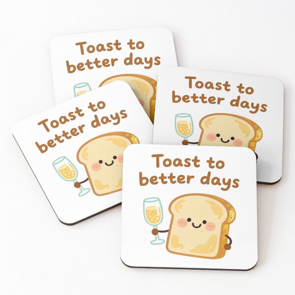 Item preview, Toast to Better Days – Hopeful Breakfast Celebration designed and sold by MissKoalaJY.