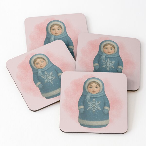 Item preview, Snegurochka Matryoshka in a Fur Coat designed and sold by Russian101.