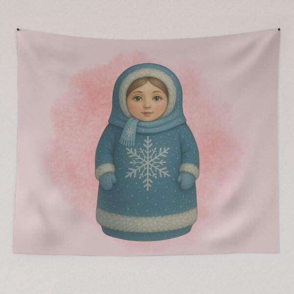 Item preview, Snegurochka Matryoshka in a Fur Coat designed and sold by Russian101.