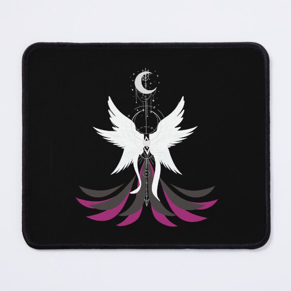 Item preview, Moon Silhouette • Winged Bow & Flowing Hair • Ethereal Night Design designed and sold by Nawoomie.