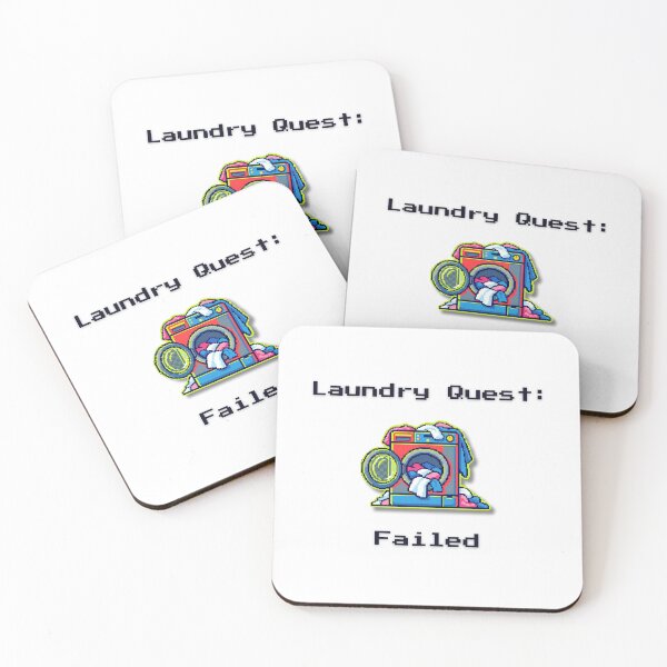 Item preview, Laundry Quest Failed – Retro Pixel Art Parenting Humour designed and sold by MadeInNapTime.