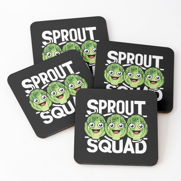 Item preview, Brussels Sprout Squad Sprouts Vegetable Sprout designed and sold by AdrianaDoria.