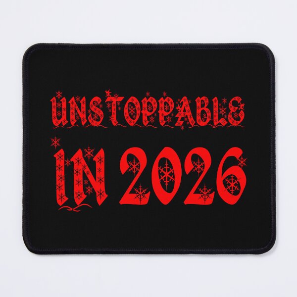 Item preview, Unstoppable in 2026 — Bold Motivational New Year Design for Ambitious Souls designed and sold by SmartDesigner-.