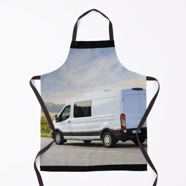 Item preview, White Delivery Van on Road designed and sold by Taina Sohlman.