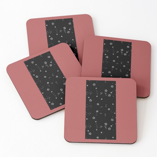 Item preview, Black Pattern Aesthetic with White Floral Design designed and sold by VeenaArtStudio.