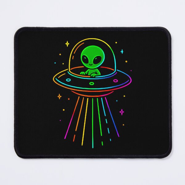 Item preview, Alien Ufo Colorful Lights For Alien Lovers designed and sold by CandyceMillie.