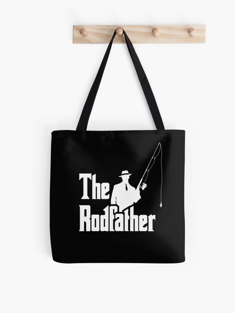 The Rodfather. Funny Fishing Tshirt for Fisherman Tote Bag for Sale by  suvil