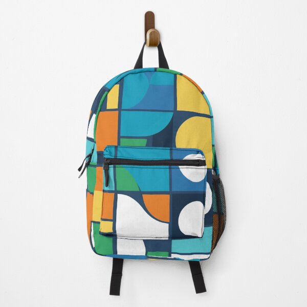 Item preview, Flat Geometric Pattern with Simple Solid-Color Shapes designed and sold by GriferrStore.