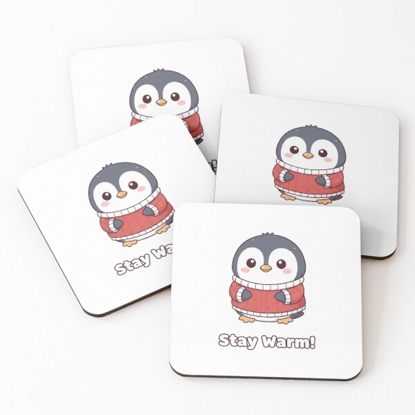 Item preview, Chubby Penguin in Red Sweater - Stay Warm! designed and sold by Kawaimagic.