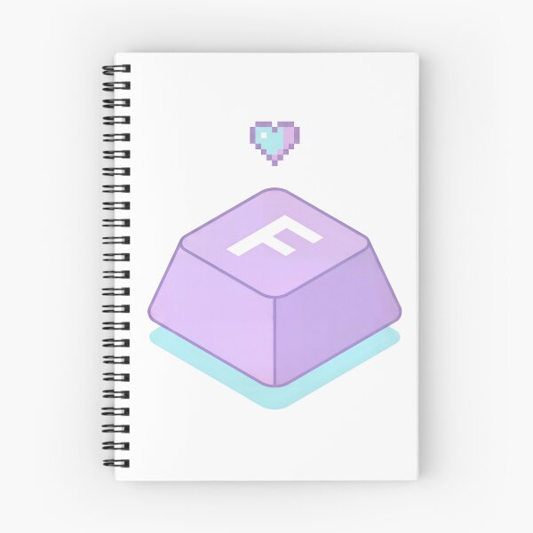 Item preview, Press F to Pay Respects - Cute Pastel Gaming Key designed and sold by NextLevelThread.