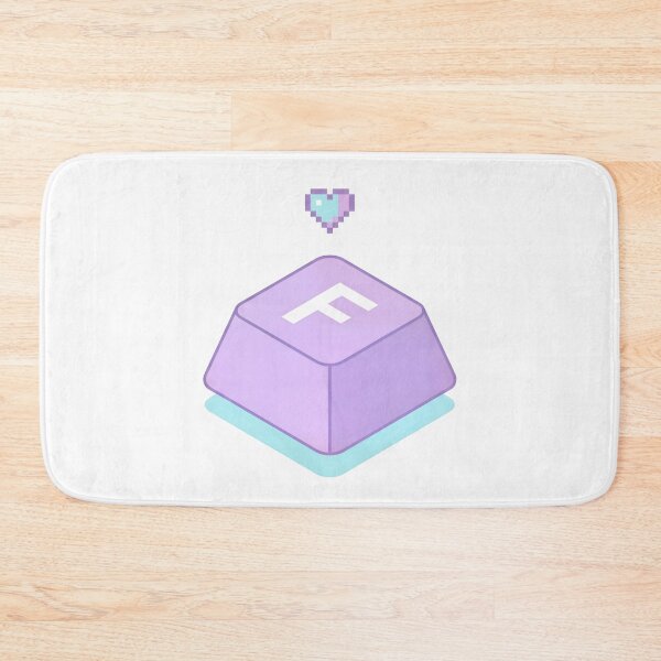 Item preview, Press F to Pay Respects - Cute Pastel Gaming Key designed and sold by NextLevelThread.