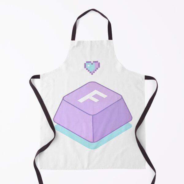 Item preview, Press F to Pay Respects - Cute Pastel Gaming Key designed and sold by NextLevelThread.
