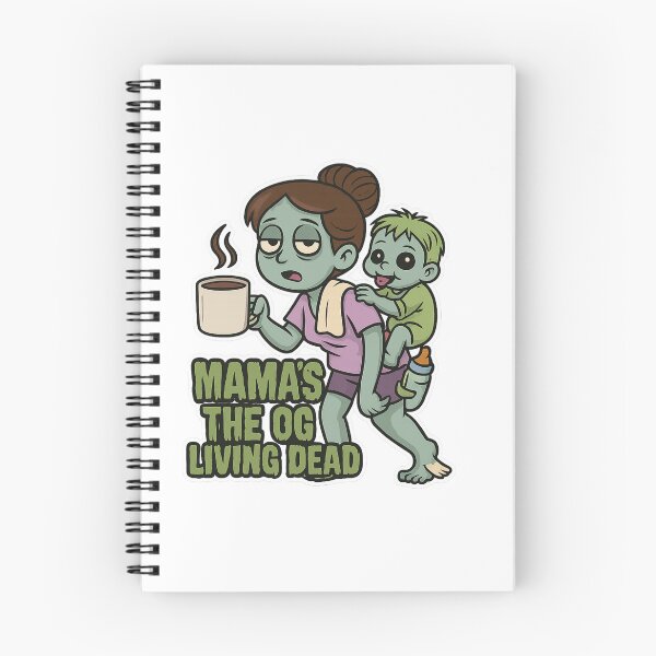 Item preview, Mama’s the OG Living Dead – Funny Zombie Parenting Design designed and sold by MadeInNapTime.