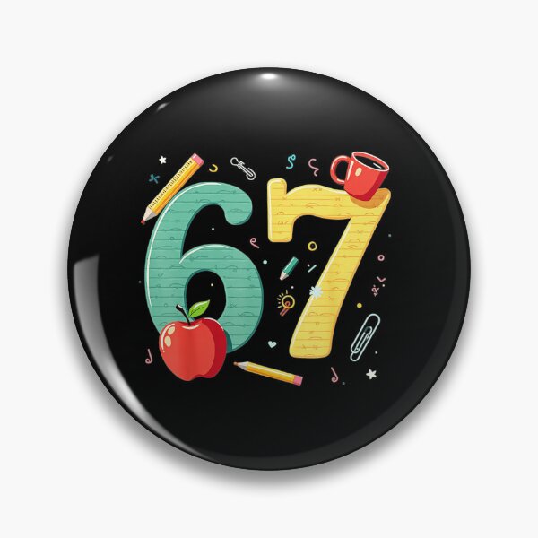 Item preview, Six Seven 67 Teacher School Meme Vibes  designed and sold by gladysenglish.